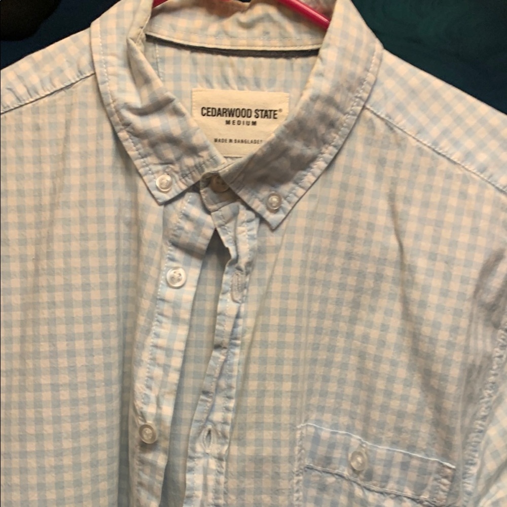 Blue Checkered Men's Shirt men’s medium